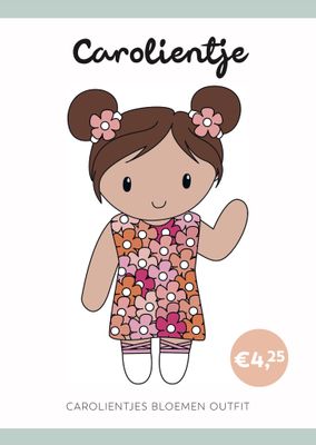Häkelanleitung Blumenoutfit Carolientje (Hefte)