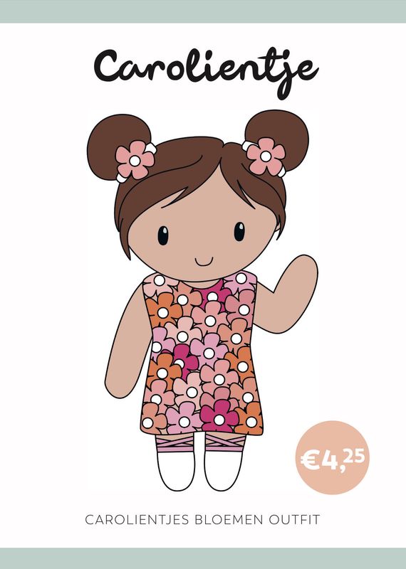 Häkelanleitung Blumenoutfit Carolientje (Hefte)