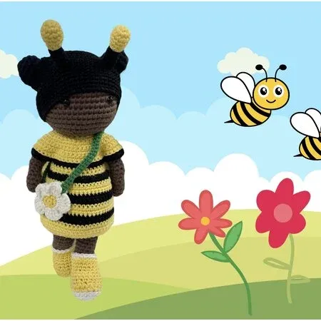 Häkelset Bienen-outfit Carolientje