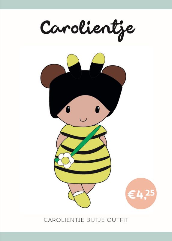 Häkelanleitung Bienen Outfit Carolientje (digital)