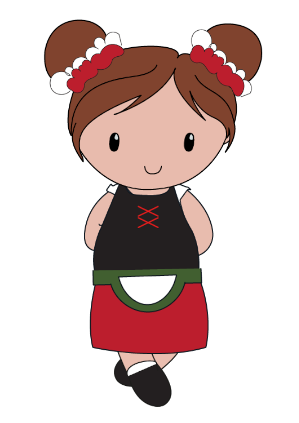 Häkelanleitung Dirndl Outfit Carolientje (digital)