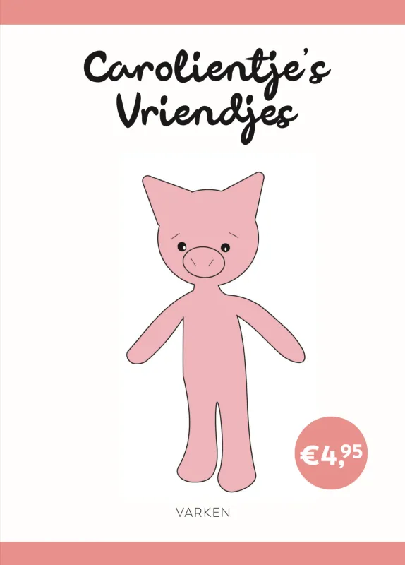 Häkelanleitung Schweinchen - Carolientjes Freund (digital)