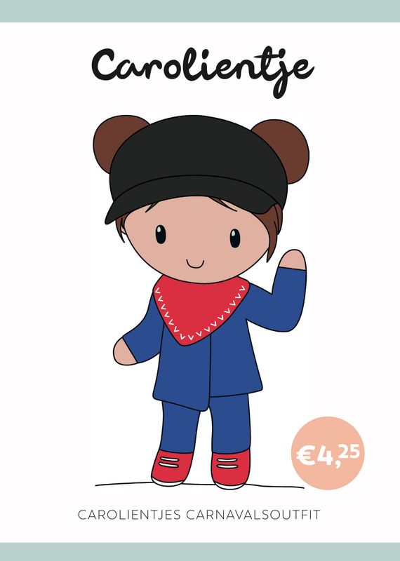 Häkelanleitung Fasching outfit Carolientje (digital)