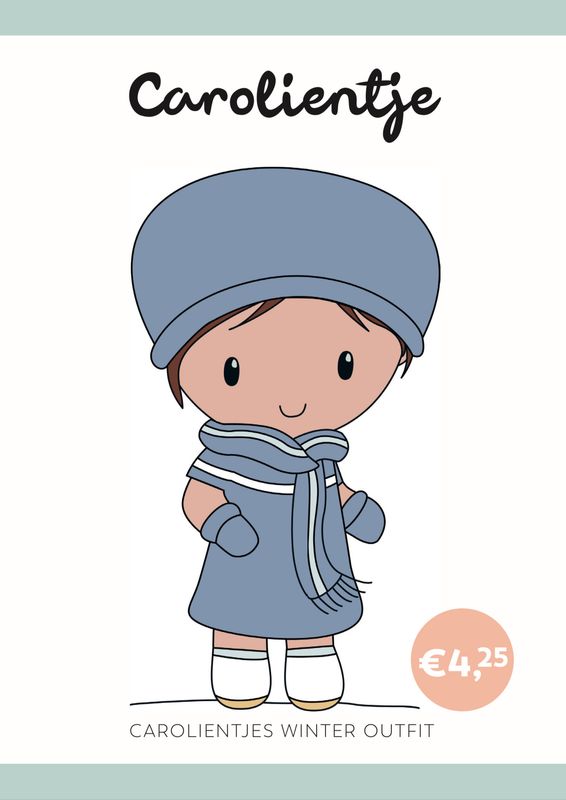 Häkelanleitung Winteroutfit Carolientje (digital)