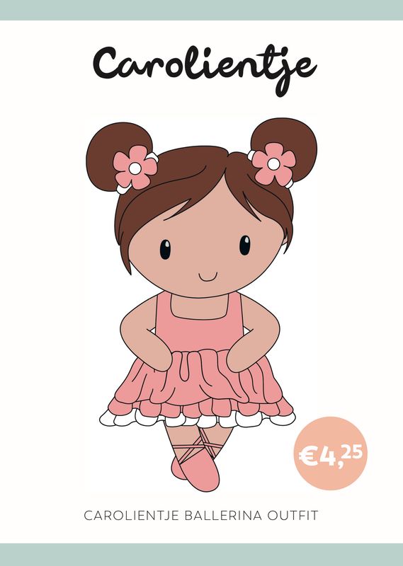 Häkelanleitung Ballerina-Outfit Carolientje (digital)