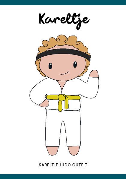 Häkelanleitung Judo Outfit Kareltje (Hefte)