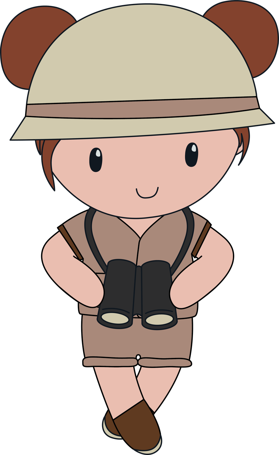 Häkelanleitung Safari-Outfit Carolientje (digital)