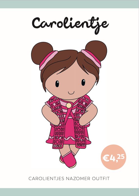 Häkelanleitung Spätsommer-Outfit Carolientje (digital)