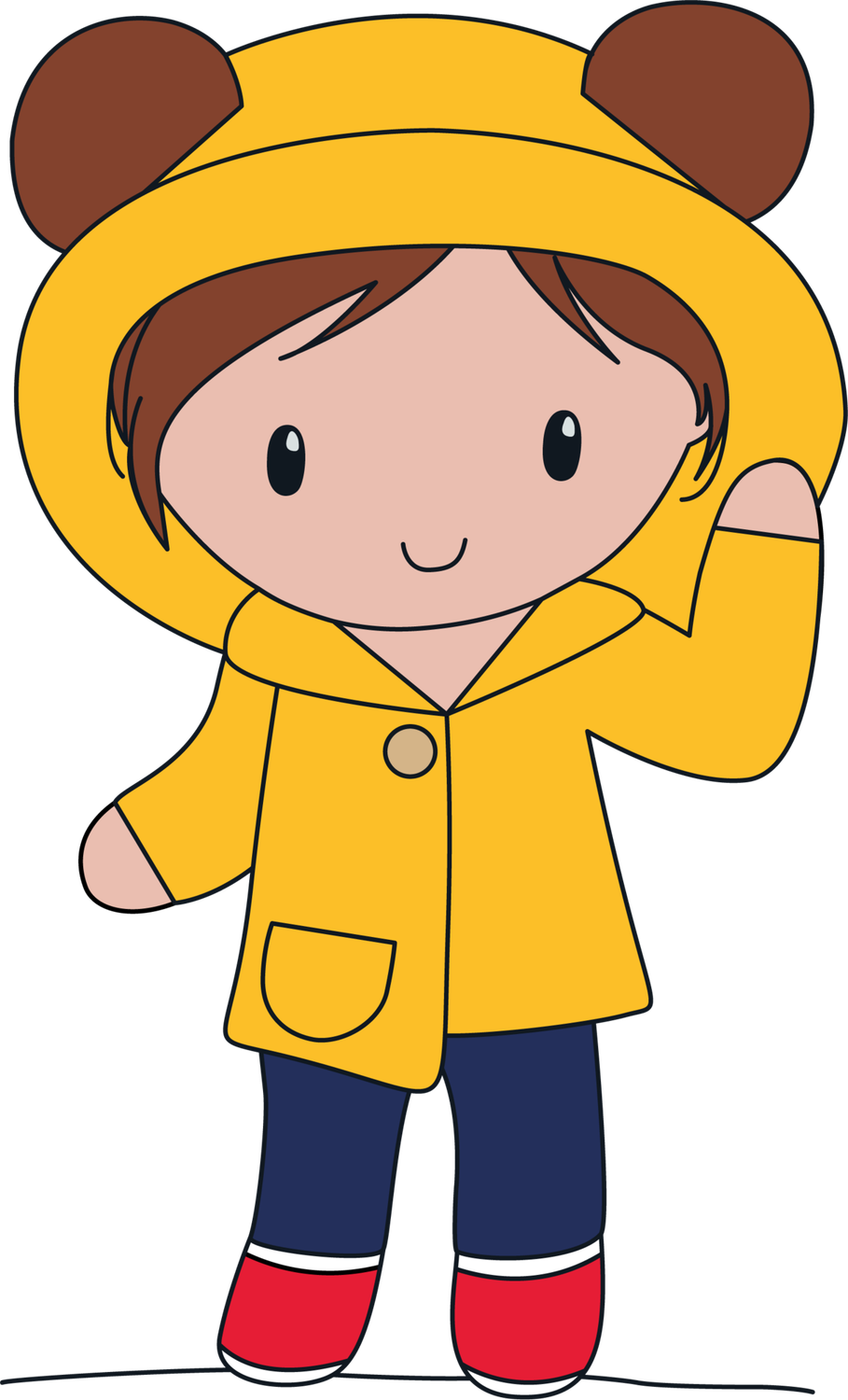 Häkelanleitung Regen Outfit Carolientje (digital)