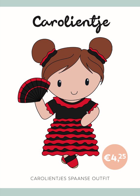 Häkelanleitung Spanisch Outfit Carolientje (digital)