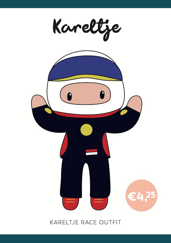 Häkelanleitung Renanzug-Outfit Kareltje (digital)