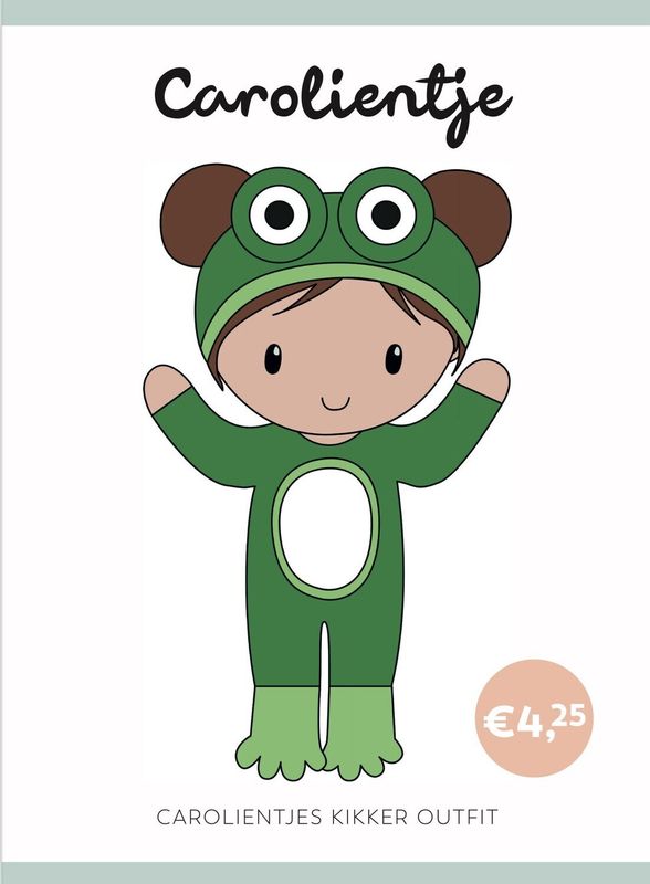 Häkelanleitung Frosch Outfit Carolientje (digital)