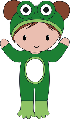 Häkelanleitung Frosch Outfit Carolientje (digital)