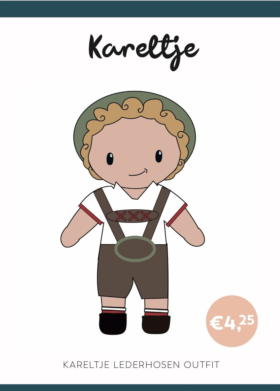 Häkelanleitung Lederhosen-Outfit Kareltje (Hefte)