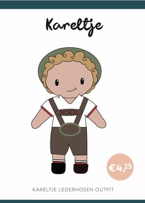 Häkelanleitung Lederhosen-Outfit Kareltje (Hefte)