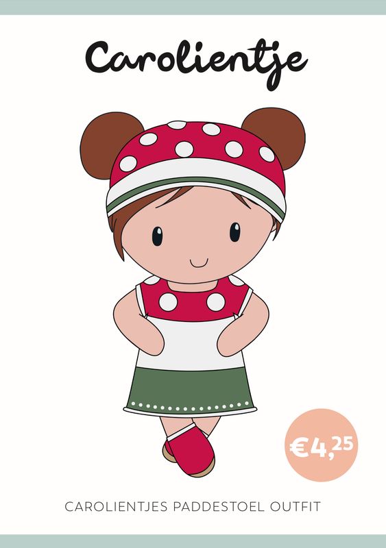 Häkelanleitung Pilz Outfit Carolientje (digital)