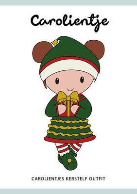 Häkelanleitung Weihnachtselfe Outfit Carolientje (Heft)