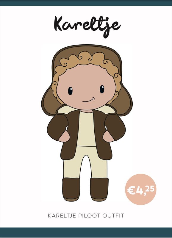 Häkelanleitung Piloten-Outfit Kareltje (digital)