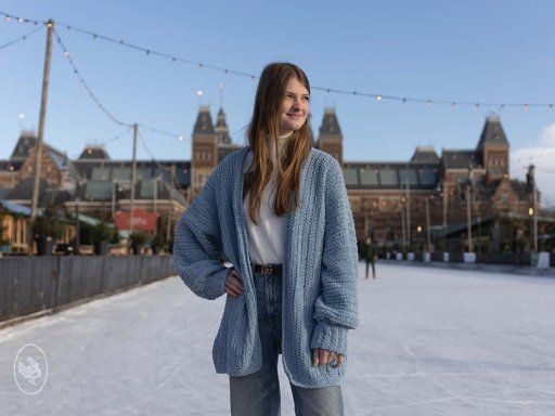 Kostenlose Häkelanleitung: Ice Ice Baby Cardigan