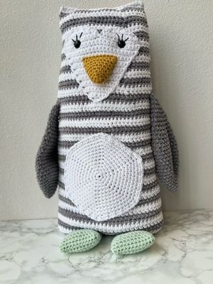 Häkelanleitung: süße Pinguinkissen (Digital)