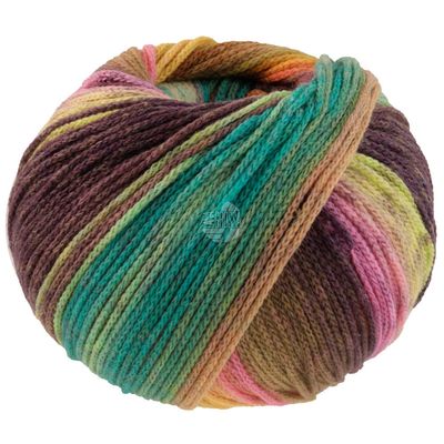 Farfalla 6 - Pfirsich/Camel/Graugrün/Erika/Pistazie/Graubraun/- violett/Grün/Türkis/Nussbraun