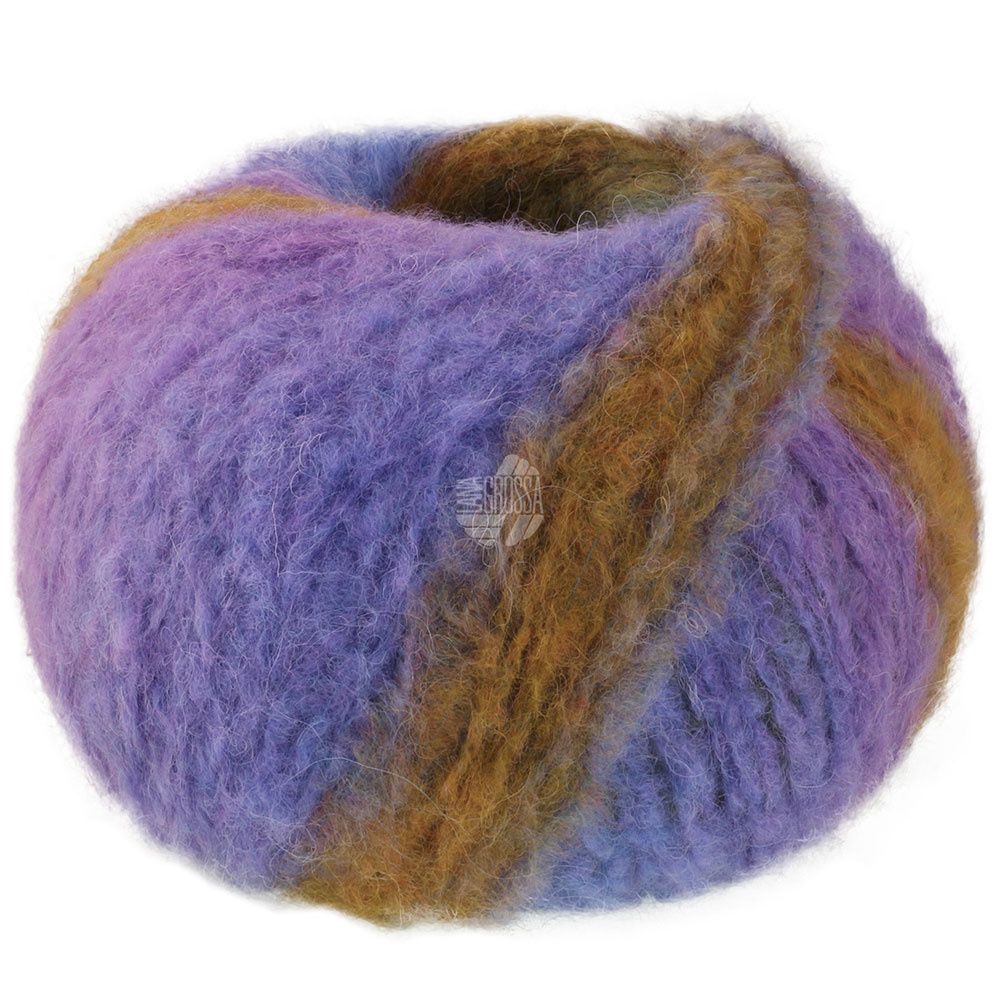 Gigante 14 - Violett/Veilchenblau/Moosgrün/Khaki/Ocker