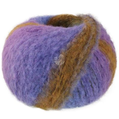 Gigante 14 - Violett/Veilchenblau/Moosgrün/Khaki/Ocker
