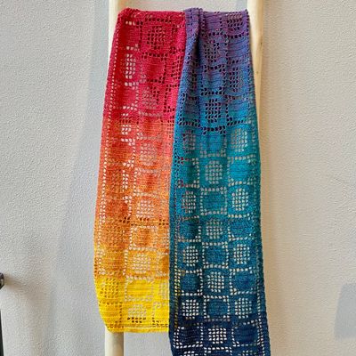 Häkelanleitung: Porto Polkadot Schal (Digital)