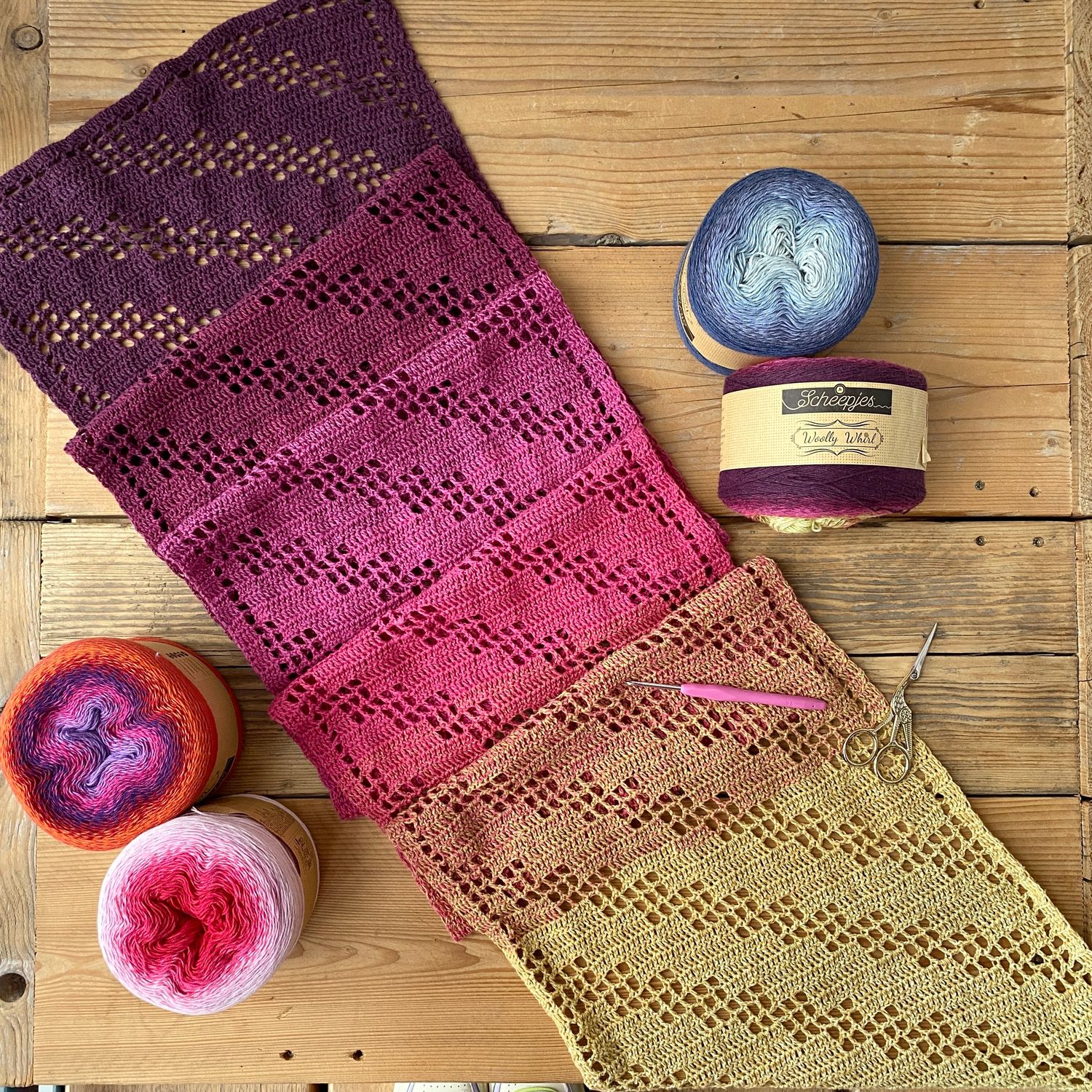 Häkelanleitung: Rosas Schal (Digital)