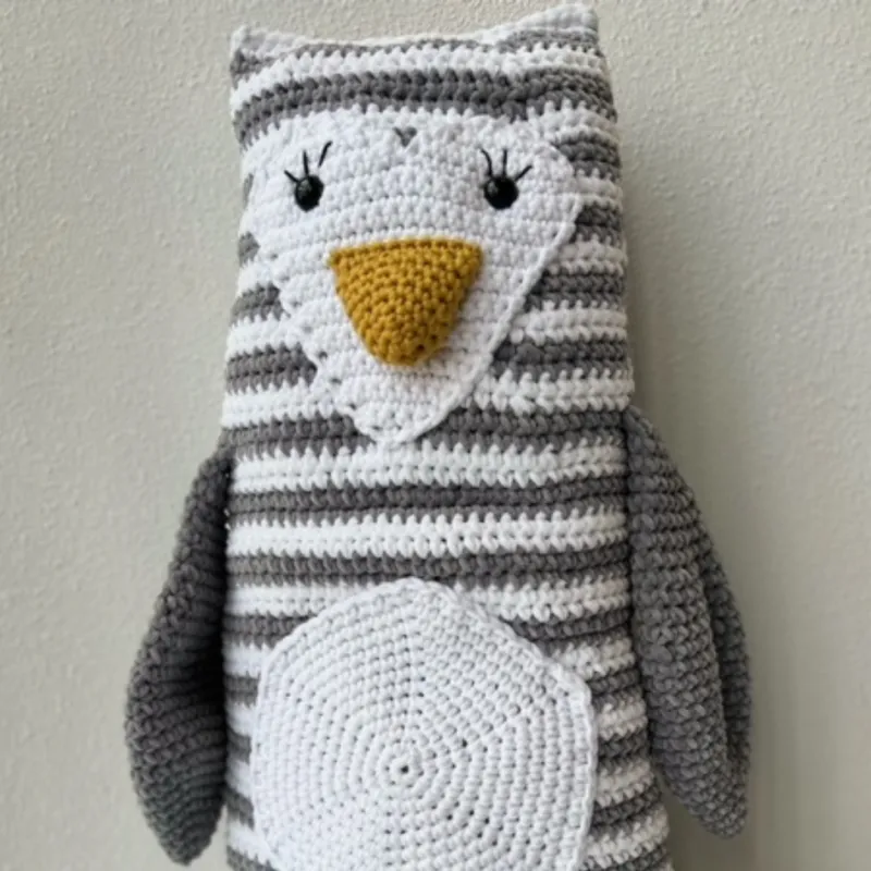 Häkelpaket: süße Pinguinkissen