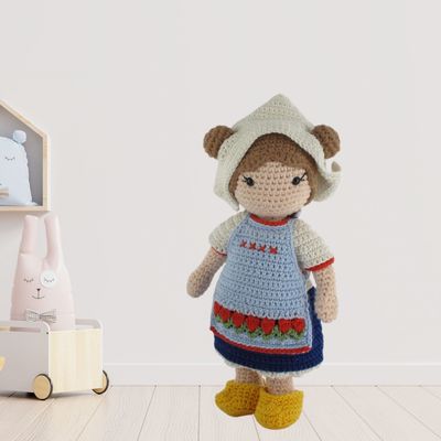 Häkelset Bauernoutfit Carolientje