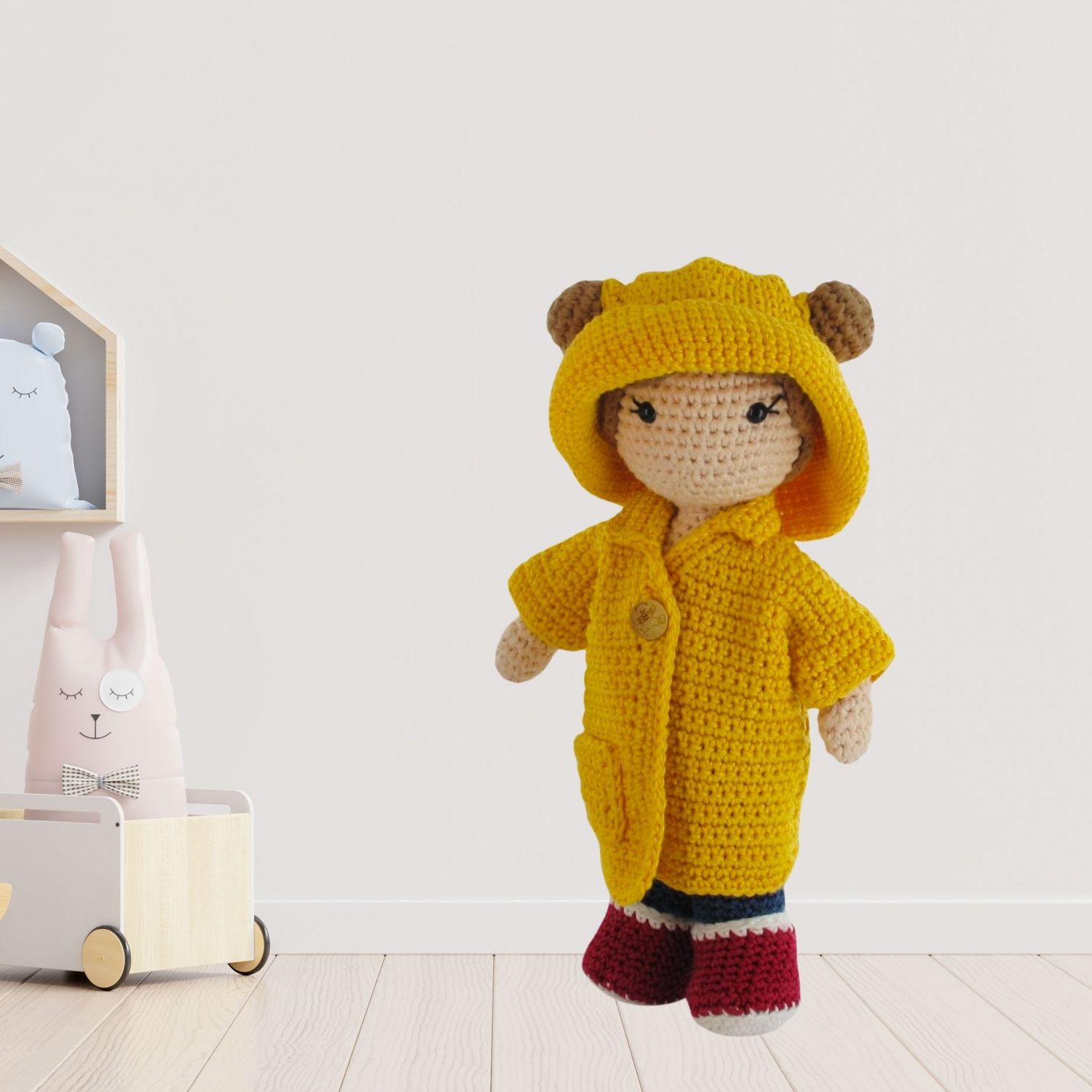 Häkelset Regen Outfit Carolientje