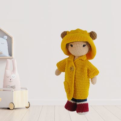 Häkelset Regen Outfit Carolientje