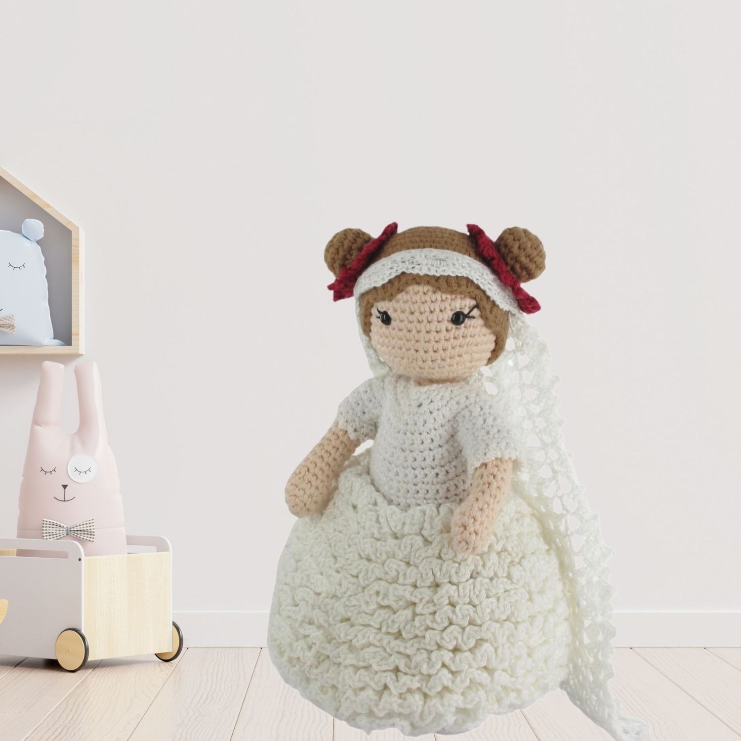 Häkelset Hochzeits-Outfit Carolientje