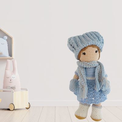 Häkelset Winteroutfit Carolientje