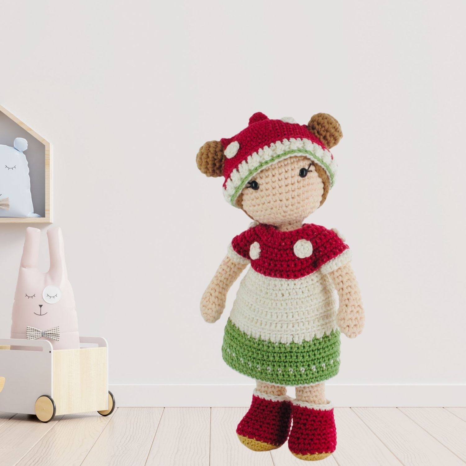 Häkelset Pilz Outfit Carolientje