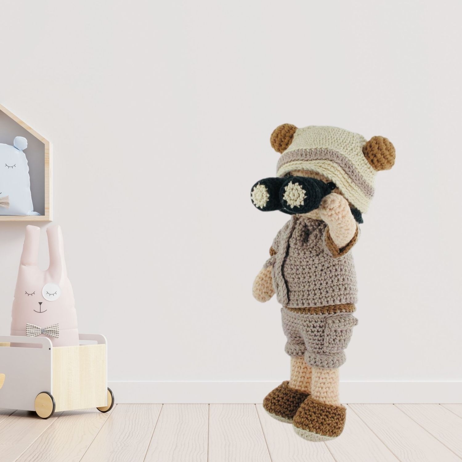 Häkelset Safari-Outfit Carolientje