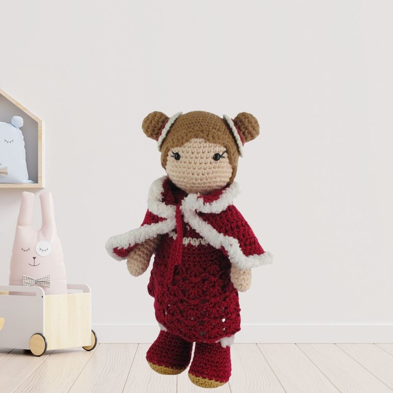 Häkelset Weihnachts Outfit Carolientje