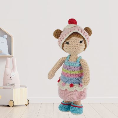 Häkelset Cupcake Outfit Carolientje