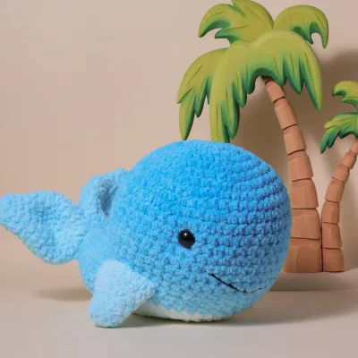 Häkelset Muster Wal Wunschtier