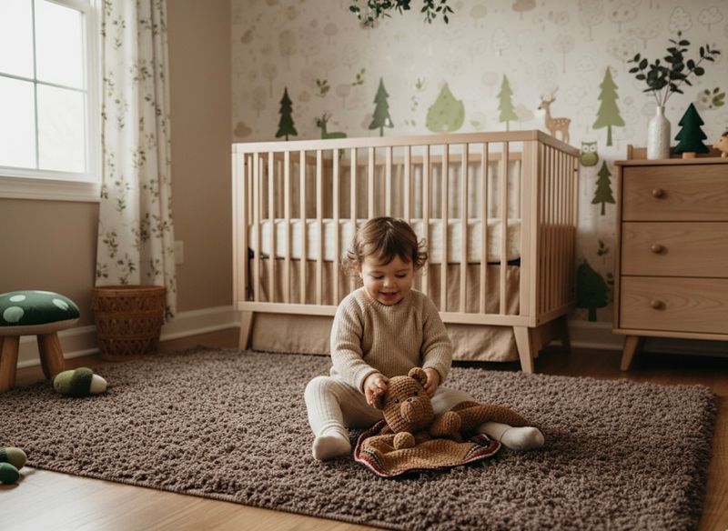 Häkelset Kuscheldecke Bär