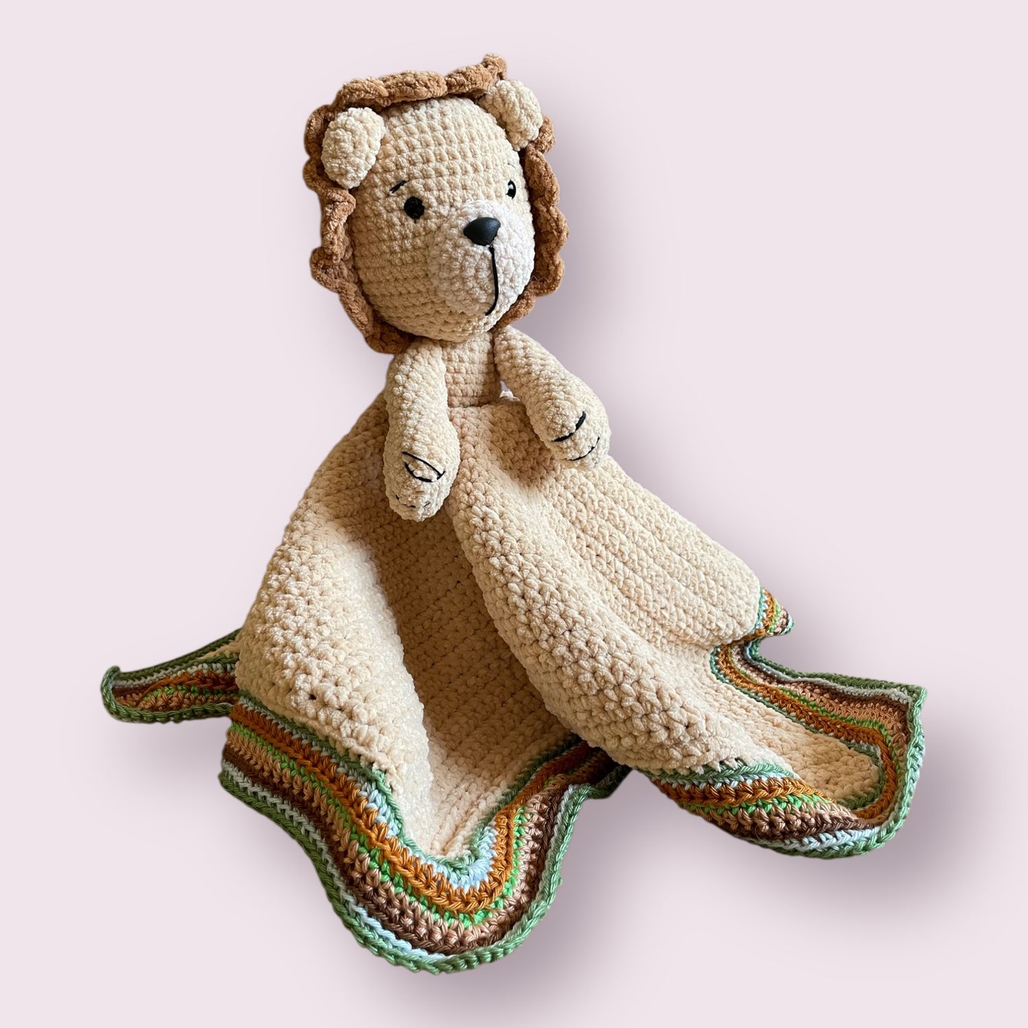 Häkelset Kuscheldecke Löw