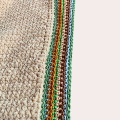 Häkelset Kuscheldecke Löw