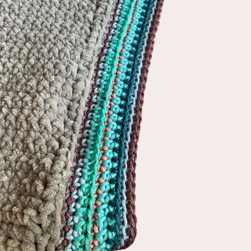 Häkelset Kuscheldecke Nilpferd