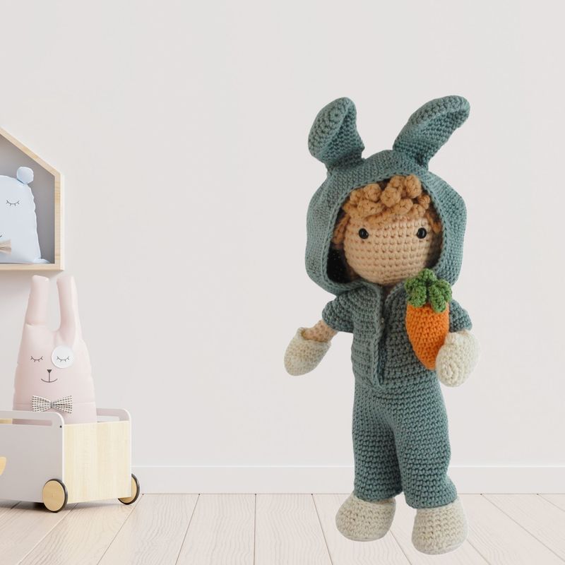 Häkelset Osterhase-Outfit Carolientje