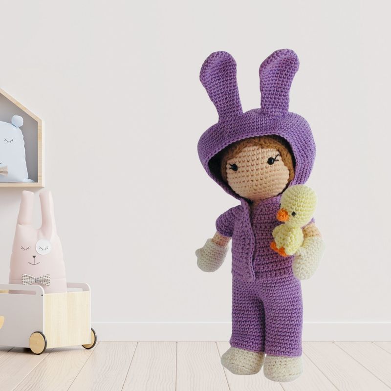 Häkelset Osterhase-Outfit Carolientje