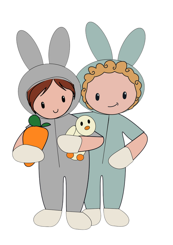 Häkelanleitung Osterhase outfit (digital)