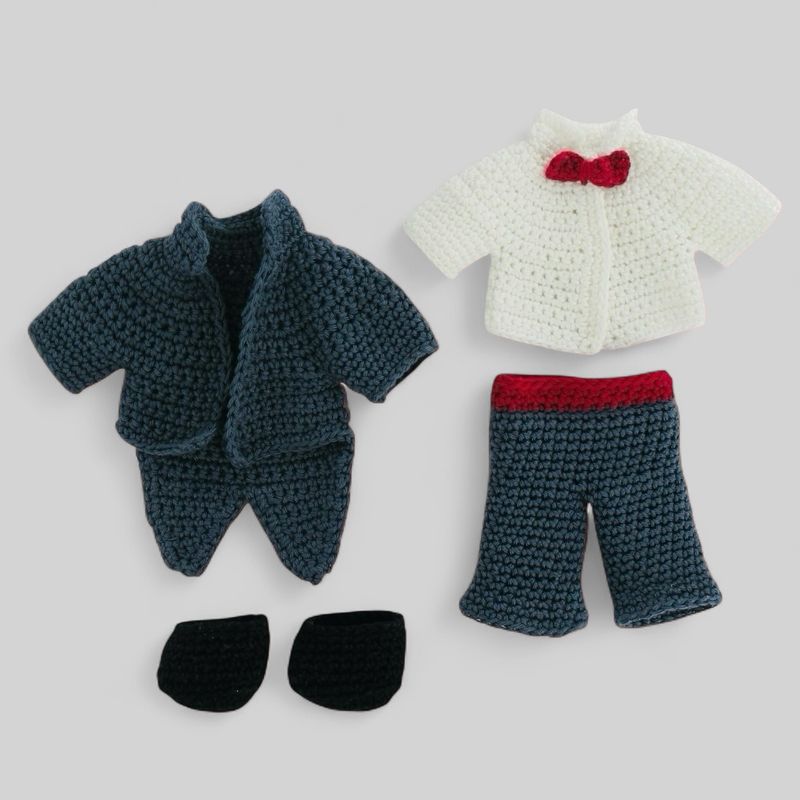 Häkelset Hochzeits-Outfit Kareltje