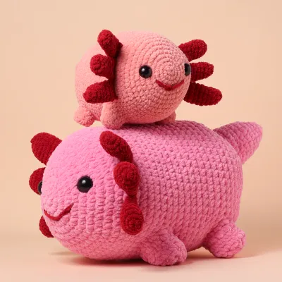 Häkelset Chubby Axolotl