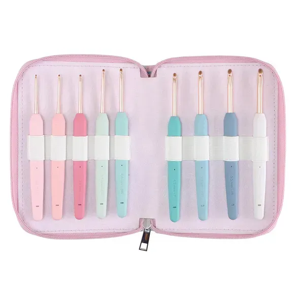 KnitPro Vybe Häkelnadel-Set Roségold – Grande Set